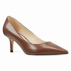 Nine West Arlene Pointy Toe Pumps - Dark Brown - Ireland (RA2698345)